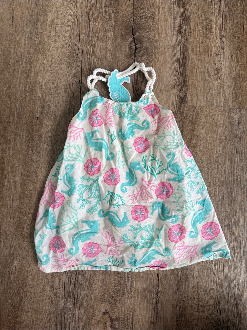 Tommy Bahama Toddler 100% cotton Seahorse Dress